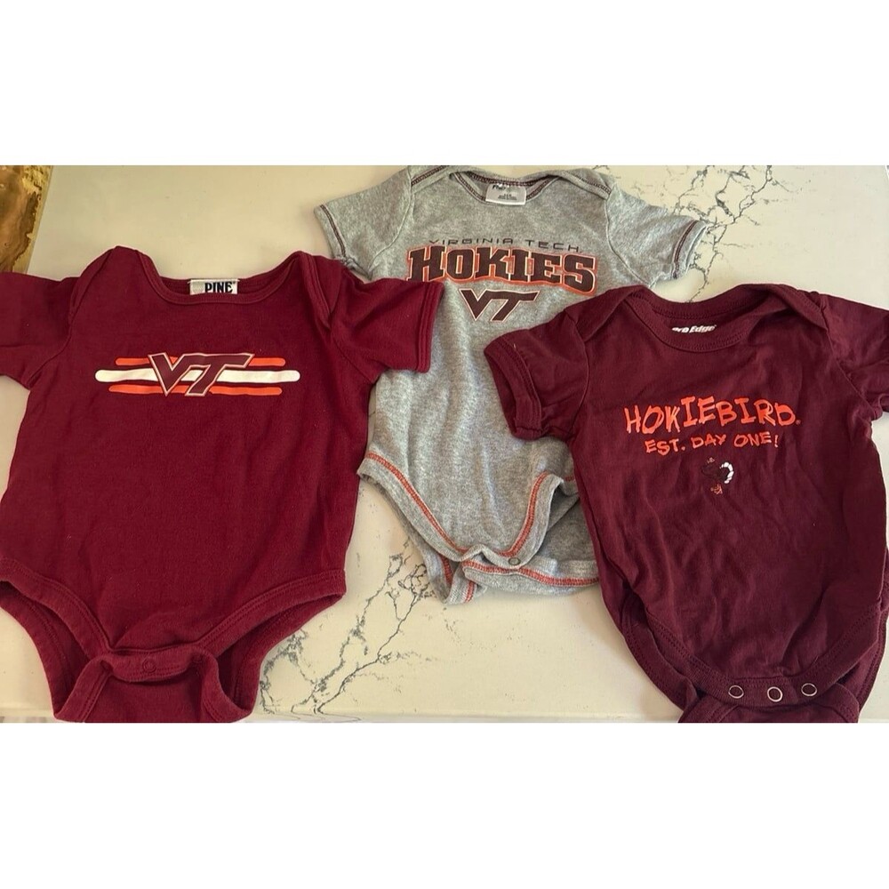 Virginia Tech Bodysuit Bundle 3-6 months